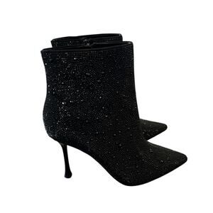 INC International Concepts Rakima Embellished Rhinestone  Dress Booties NEW 9.5